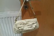 Brand new cream leather oasis bag