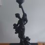 Antique style table lamp in excellent condition. Image 2