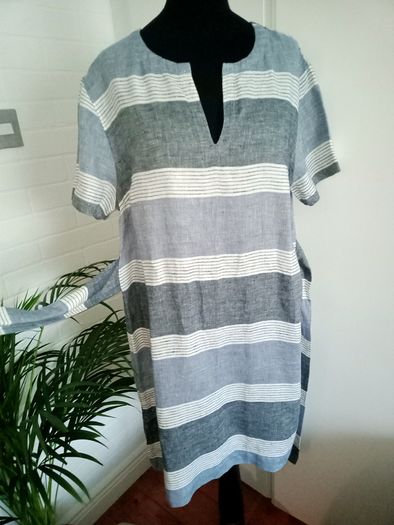 Linen dress Brand new Monsoon size 14 12