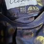 Maxi long skirt navy and gold Closet London Skirt vintage style Size 12 Image 3