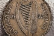 Ireland 1933 Half Penny 1/2d Coin