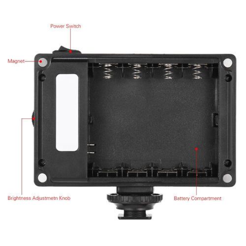 New Shoot XT- 96 LED Video Light for Camera DV Camcorder Canon Nikon Sony Minolta