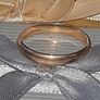 Vintage Soviet 14K Yellow Gold Wedding Band Image 9