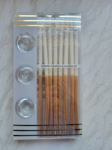 8 candle +holders set