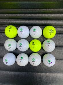 (12) Mixed seed golf balls