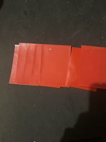 Card sleeves/protectors (Red 8 piece)