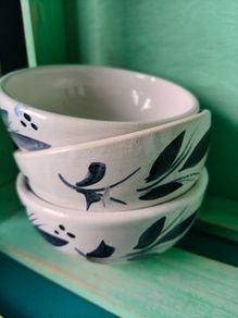 3 x Youghall Pottery Bowls