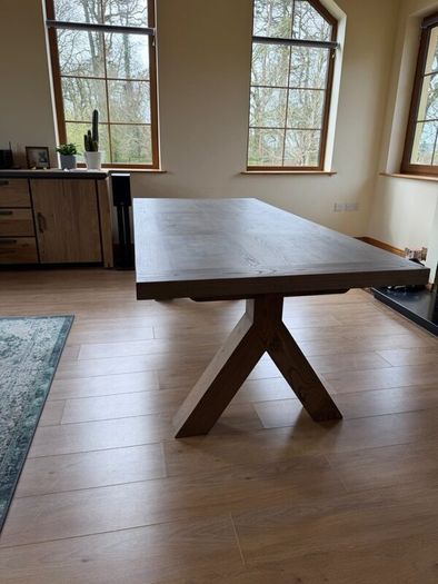 Wooden dining table