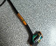 Vintage Irish Shillelagh Stick small Blackthorn, fishing theme decals