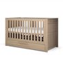Mama's & Papa's Franklin Oak Cot Bed Image 2