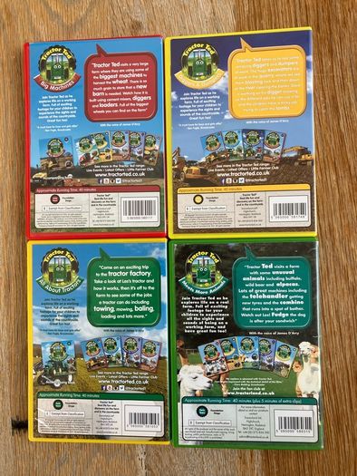 Tractor Ted DVD Bundle - 4 DVDs - Kids Farming Tractors