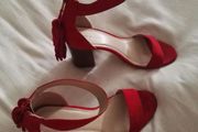 Red Sandals