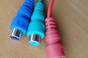 S-Video Male to 3 RCA TV AV Female Cable