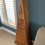 Unique Solid Hardwood Pyramid Tallboy Chest of Drawers Image 10