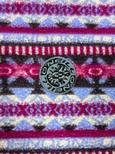Vintage 80s/90s Oneill Surfing Half Button Fleece Jumper Mens XL