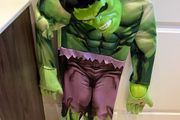 Hulk costume and mask -  5-6 year old