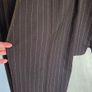 Brown Pinstrip Ladies Suit Image 2