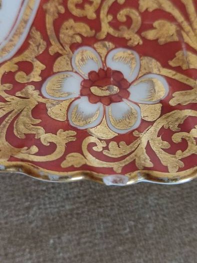 Antique 142 years old hand painted plate Copeland , England 1883