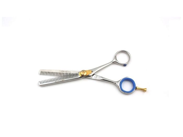 6" Professional Barber Hair Teeth Thinning Cutting Scissors,Haircut Cutter Shears,Hair Texturizing Shears With Black Case