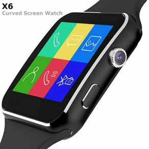 Smart Watch X6 Waterproof Bluetooth Call Fitness Watch HD Camera Pedometer Heart Rate Sleep Monitor Watch