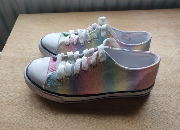 kids rainbow shoes