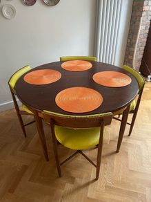 Extendable Gplan Table and chairs