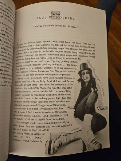 Gift Of The Gag. The Explosion In Irish Comedy. By Stephen Dixon And Deirdre Flavey. First Edition Large Volume Paperback In Good Condition.  See Photos For Same.
