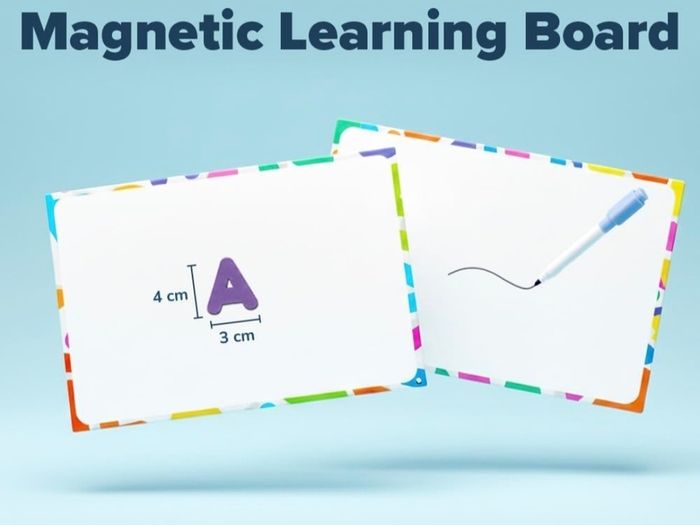 A Big Set of Magnetic Letters & Numbers for Kids, 3+