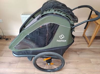Hamax iExplorer Bike Trailer/double buggy - Green