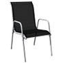 5 Piece Outdoor Dining Set Steel Black Image 6