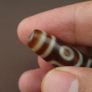Antique 6 Eyes Himalayan Tibetan Agate Dzi Bead Amulet Pendant Image 6