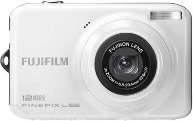 Fujifilm FinePix L55 12.0MP Digital Compact Camera - White