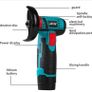 12V 19500rpm MINI Angle Grinder, Grinding Tool, Wood Metal Plastic, Power Tool Image 2