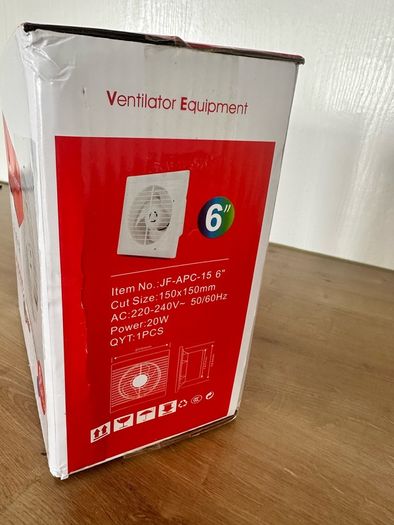 Built in wall fan