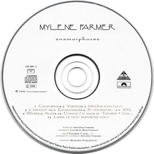 Mylene Farmer  |  Anamorphosee