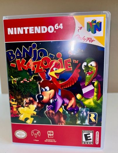 Custom Nintendo 64 Game Cases