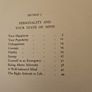 Personality And Success By Hilary F. Page. With Illusions By F. Loebl. Published By The Claxton Company London.  1951 Hardback In Good Condition.  See Photos For Same. Image 4