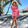 Pink-red Jumpsuit Xs-m Image 7