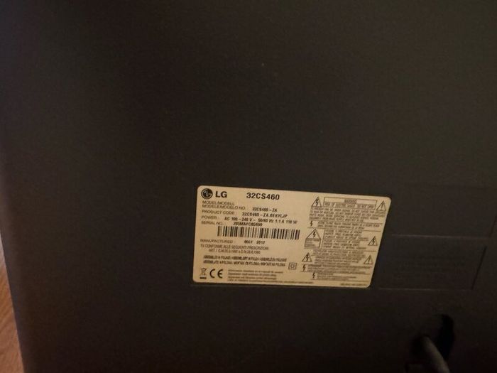 LG Flat Screen TV 32CS460  Black