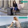 College Backpack Women, Travel School Bags Quilted Casual Daypack, Water-Resistant Rucksack Bag for Teenage Girls Boys Lightweight Bookbag for 15.6 Inch Laptop Image 5