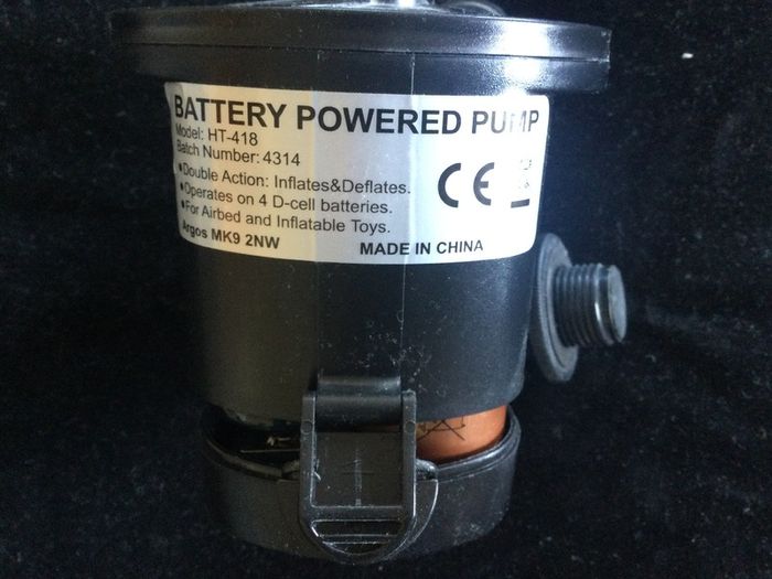 Battery Air bed pump