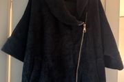 Cozy Short Sleeve Cardigan / Cape style Jacket
