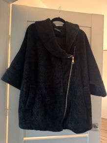 Cozy Short Sleeve Cardigan / Cape style Jacket