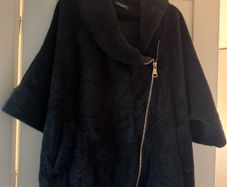 Cozy Short Sleeve Cardigan / Cape style Jacket