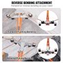 Pipe Tube Bender, 6.4mm-22.2mm Ratcheting Tubing Benders, 90 Forward/Reverse Pipes Bending Tools with 7 Dies for HVAC Air Conditioning Image 4