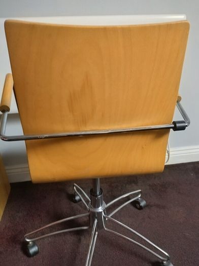 Vintage Danish Dan-Form Swivel Desk Chair