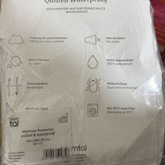 Brand New Mattress Protector quilted & waterproof