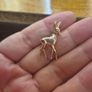 Vintage Baby Deer Brooch Image 2