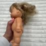 Vintage 1985 Cititoy Precious Love All Vinyl Poseable Doll Blonde Freckles tangled hair Used Please see pictures Image 5