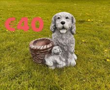 garden ornaments and solar lights new in